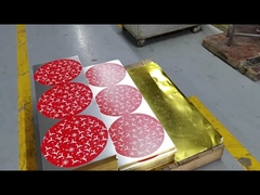 Εκλεκτής ποιότητας στρογγυλή παρούσα συσκευασία διακοπών σχεδίου Χριστουγέννων δίσκων κασσίτερου εξυπηρετώντας